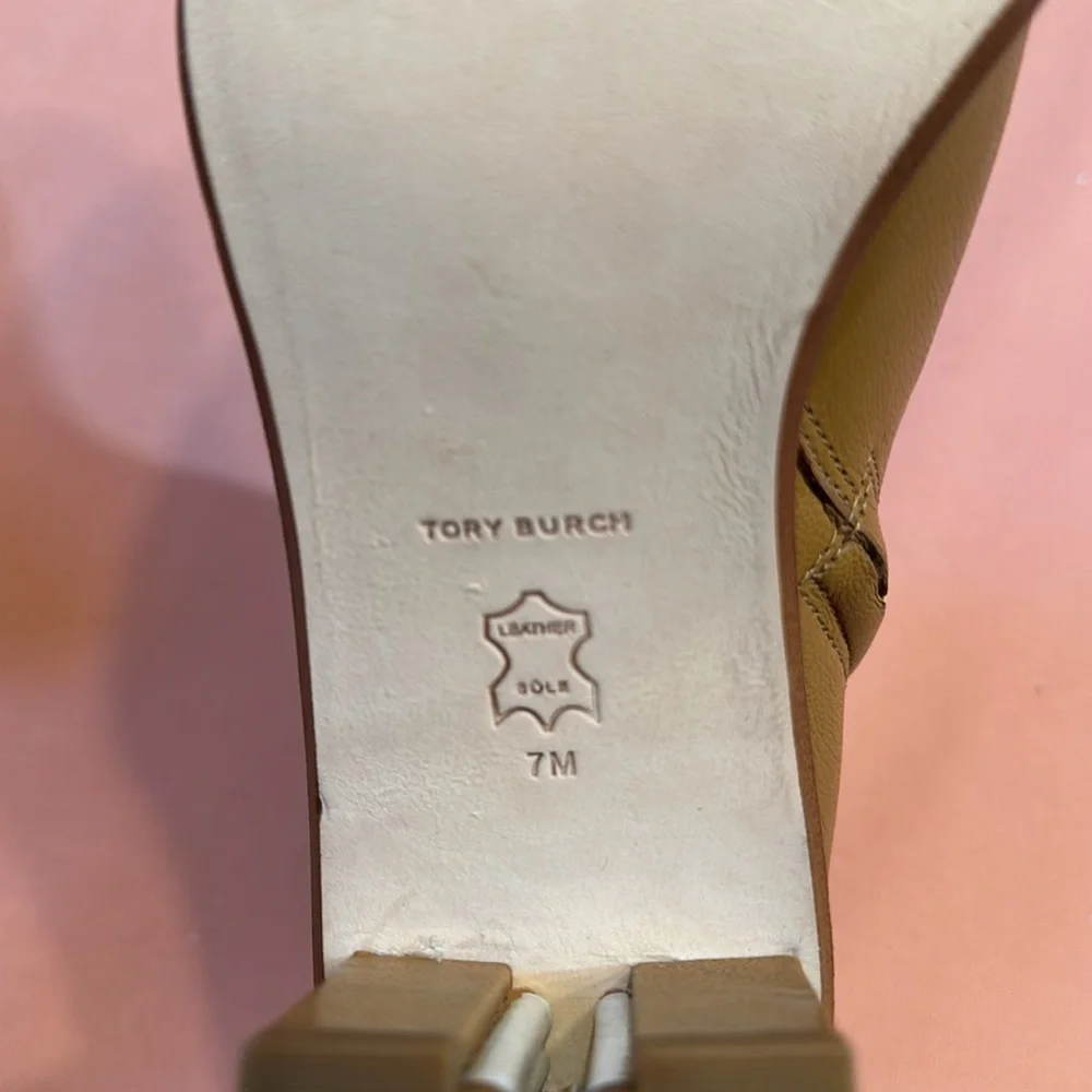 New TORY Burch Leather Boots. Size 7.